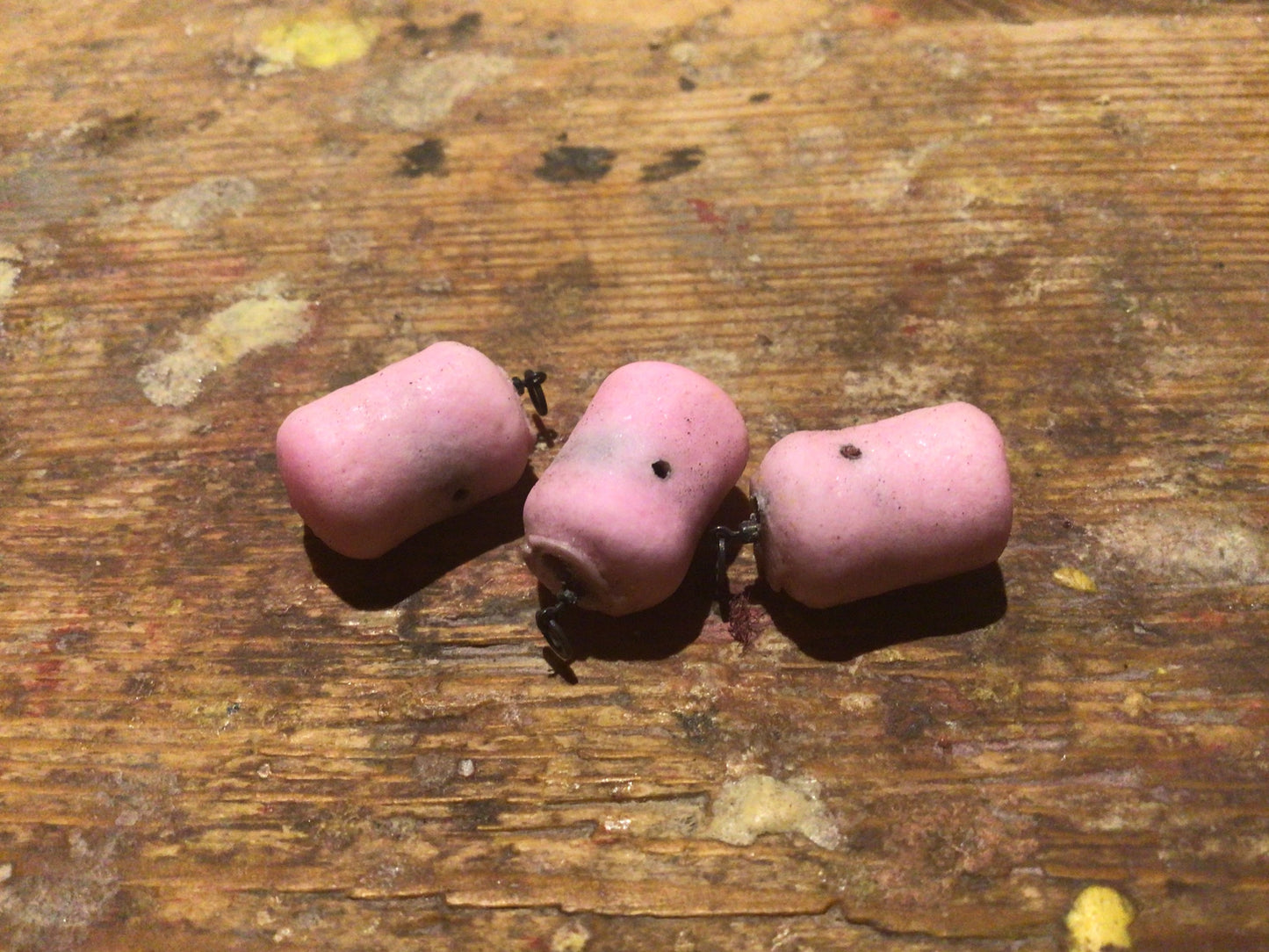3x 12x18 barrel wafters. Pink on hook ring swivels. *read description*