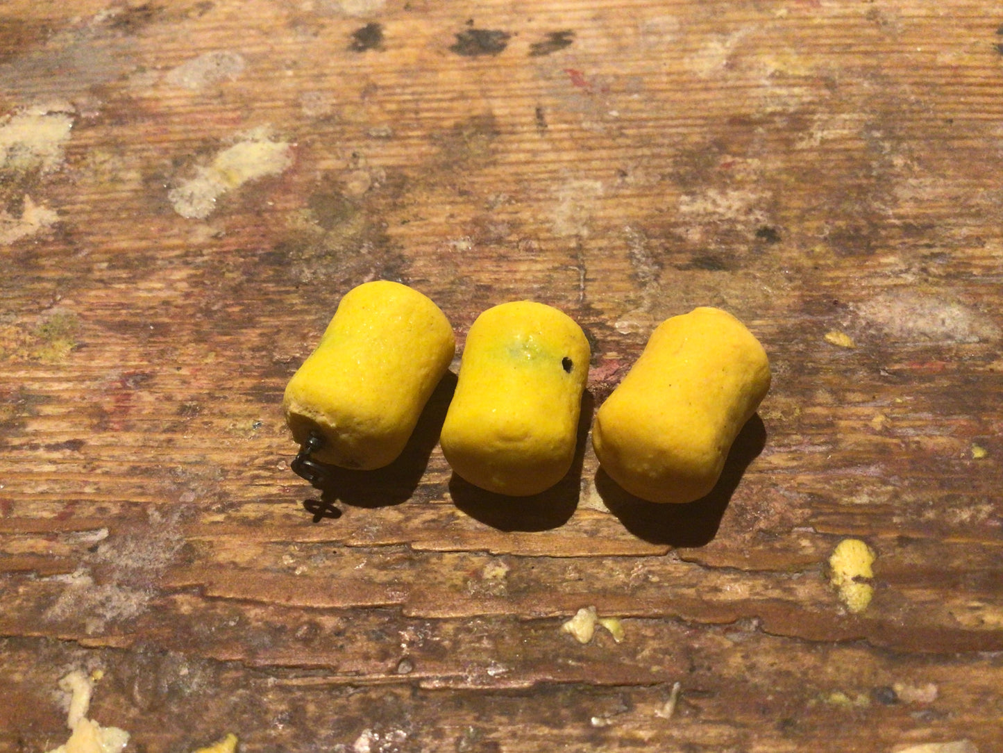 3x 12x18 yellow barrels wafter on hook ring swivels *read description*