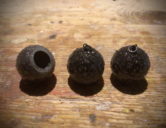 3x Black with hook ring swivels