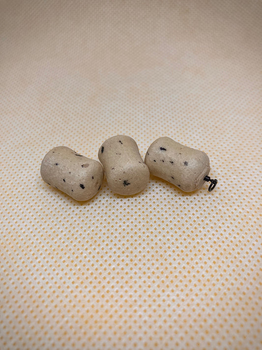 3 12x18 barrel wafters cream/grey CELL *READ DESCRIPTION*