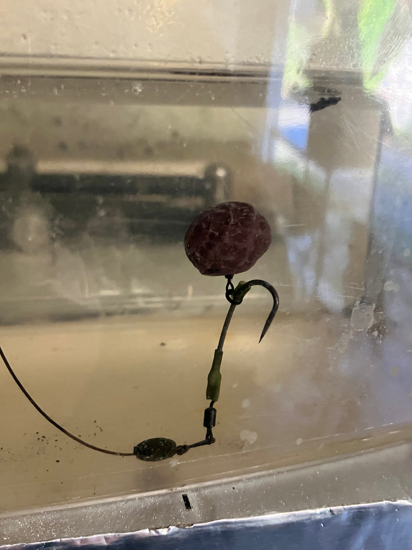 3x Black tiger nuts 14/15mm on hook ring swivels. *read description*