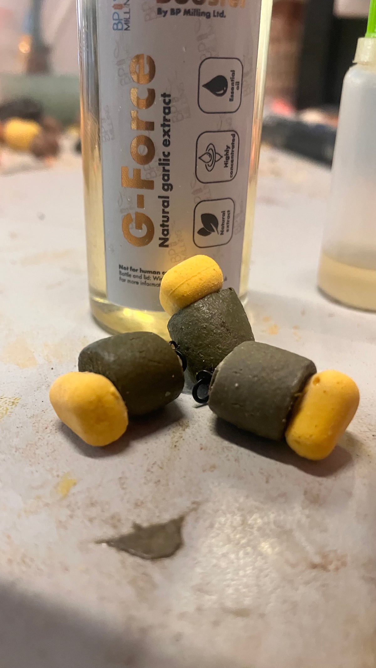 11mm corn tipped pellets x3 yellow